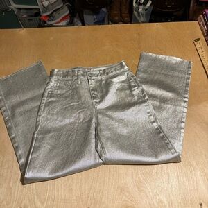 Art Class Metallic Silver Pants
